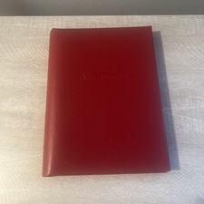 Bar Harbor Maine Gallery Leather Red Address Book New Unused