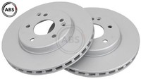 2X Bremsscheibe A.B.S. 16448 2 Bremsscheiben Vorderachse Vorne