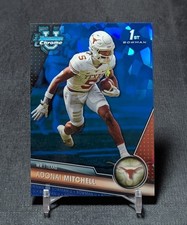 Adonai Mitchell 1st Sapphire Rookie 2023 Bowman Chrome University Card #10 Colts