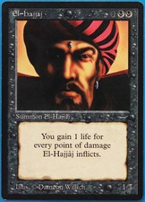 El-Hajjaj Arabian Nights NM Black Rare MAGIC MTG CARD (ID# 512476) ABUGames