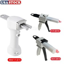 Dental Impression Mixing Dispensing Gun Kit Dispenser Gun 1:1/2:1 10:1/4:1 50ml