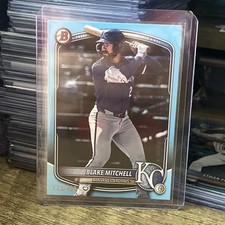 2025 Bowman Draft Blake Mitchell Sky Blue Border #/499 Royals
