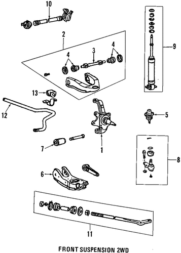 Braccio Di Controllo Superiore Anteriore Per Chevy Silverado 1500 1999-2006 | 2 Pezzi Con Boccole In Poliuretano - 2