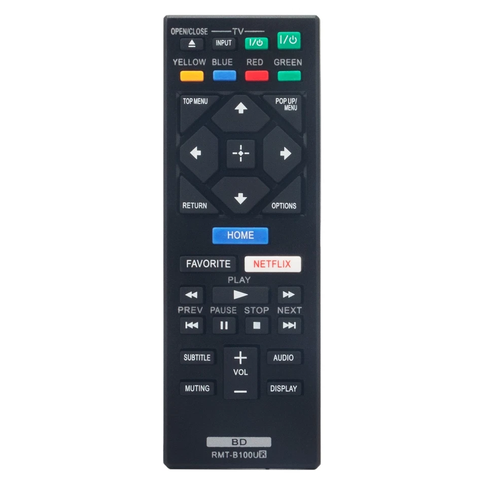 ZDALAMIT RMT-B100U Replace Remote Control fit For Sony Blu-ray Disc DVD Player BDP-S3500