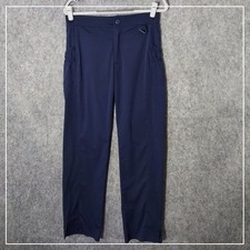 Adar Scrub Pants Women S Blue Straight Leg Nursing Medical Uniform Stretch