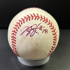 Brock Stassi In Person Autographed Baseball Philadelphia Phillies SEE DESC