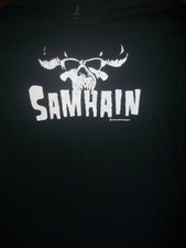 Samhain Band Shirt XL Danzig Misfits E-magine Bonus Sticker 