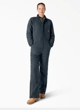 DICKIESMedium R FV700 Women's Insulated Duck Canvas Coveralls Diesel Greynotags