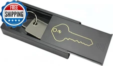 Hidekey Magnetic Key Box Emergency Key Safe Car & Home Use...