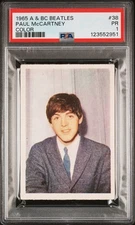 1965 A & BC BEATLES COLOR 38 PAUL McCARTNEY PSA 1