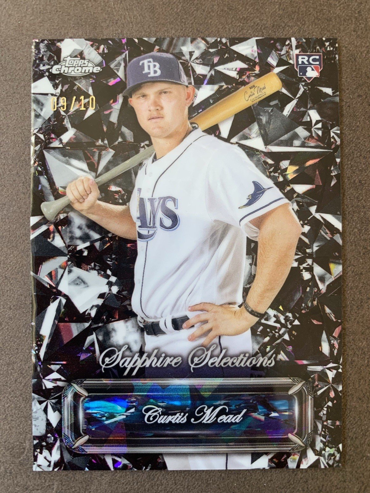 2024 Topps Chrome Sapphire Selection Curtis Mead Black /10 Rookie RC