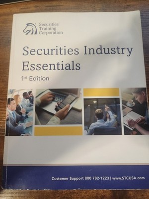 Securities Industry Essentials 1st Edition STC (SIE) 1st Edition Acceptable