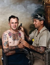 Vintage, Tattoo Art photography 11 x 14" Photo Print