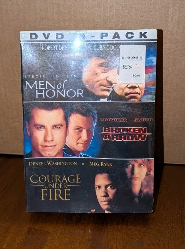 Men of Honor/Broken Arrow/Courage Under Fire 3-DVD, 2006, FOX