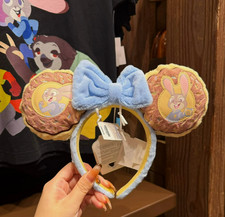 Authentic HongKong Disney 2025 Zootopia 2 Judy Hopps Plush Ear Headband New