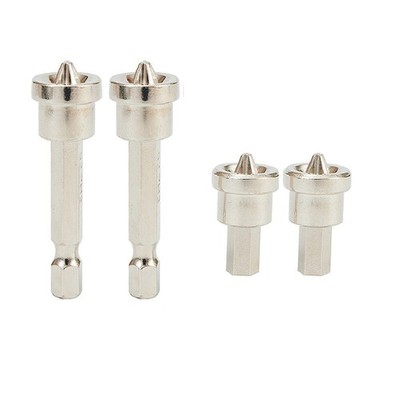4pcs/Set Magnetic Positioning Screwdriver Bits Head Woodworking Screw Hex Shank
