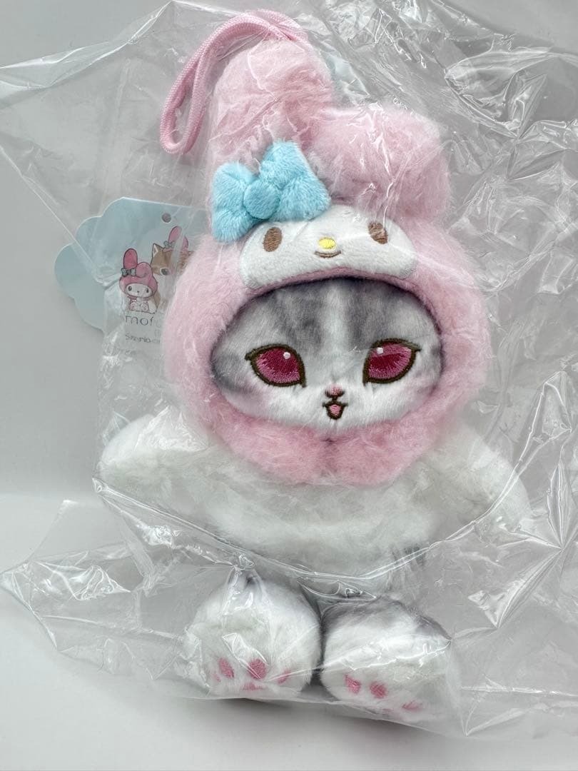 Mofusand × Sanrio Characters Potefuwa Mascot My Melody 2026 From Japan New