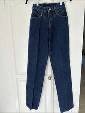 Vintage Rocky Mountain Jeans Women  s Sz 3 Blue Denim Pants Western Cowgirl