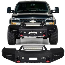 Vijay For 2003-2006 Chevy Silverado 2500hd3500 Front Bumper Wwinch Platelight Vijay For 2003-2006 Chevy Silverado 2500hd3500 Front Bumper Wwinch Platelight