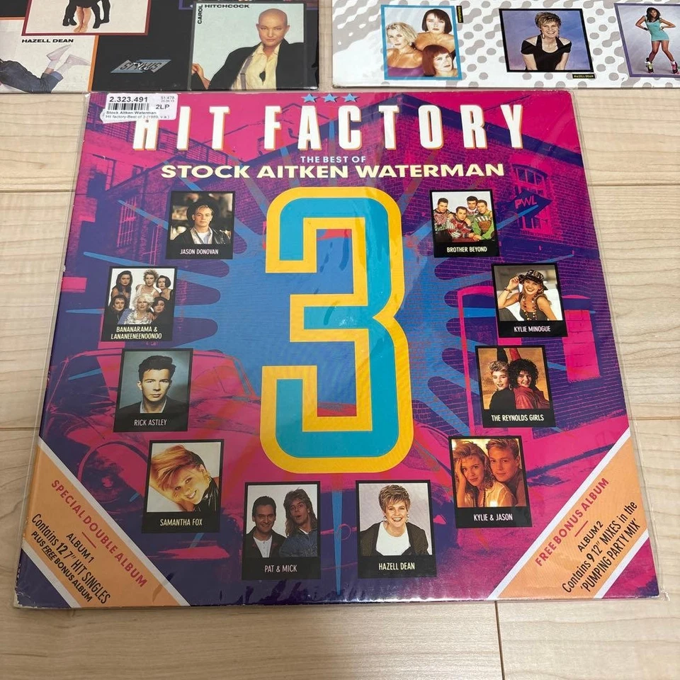 The Hit Factory Vol.1 3LP Set Compilation Collectible Used - Image 4 of 4