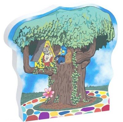 Cat s Meow Village Mister Roger's Neighborhood Make-Believe Owl Pussycat's Tree