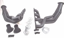 1955-1957 Chevy TRI FIVE Big Block 396 454 502 Fenderwell Header Black H60551BK