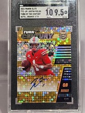 2021 Panini Donruss Elite Turn of the Century Autographs Justin Fields #TTC-JFI