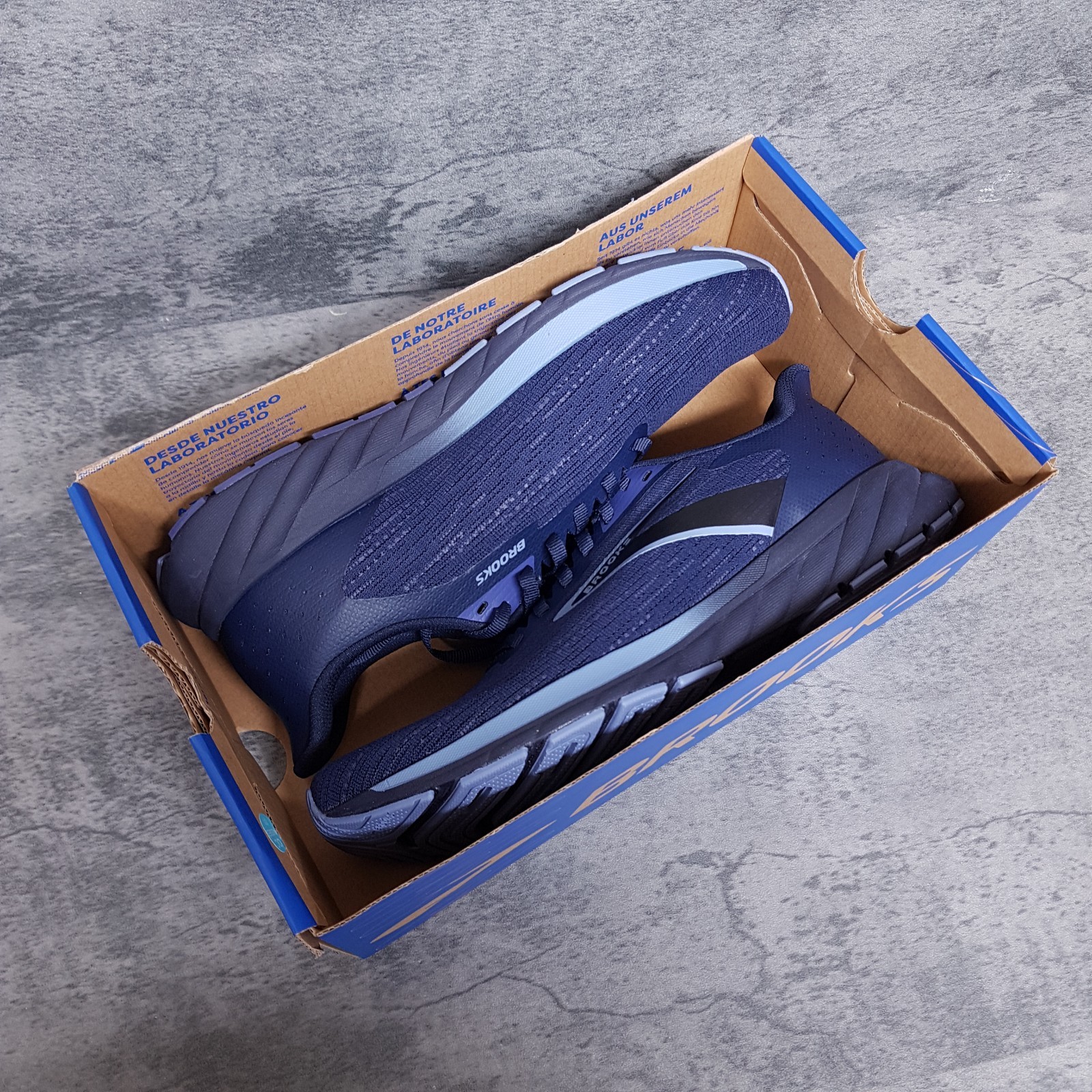 BROOKS Anthem 7 Running Shoes Mens Size 8.5 D Peacoat Ribbon Country Blue thumbnail 6