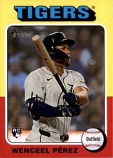 Wenceel Perez 2024 Topps Heritage High Number RC #698 Detroit Tigers
