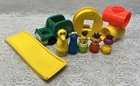 Vintage Fisher Price Little People Sesame Street Clubhouse 937 Accessories