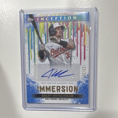Topps 2024 Inception Immersion Autograph Adley Rutschman IA-AR Auto 03/25