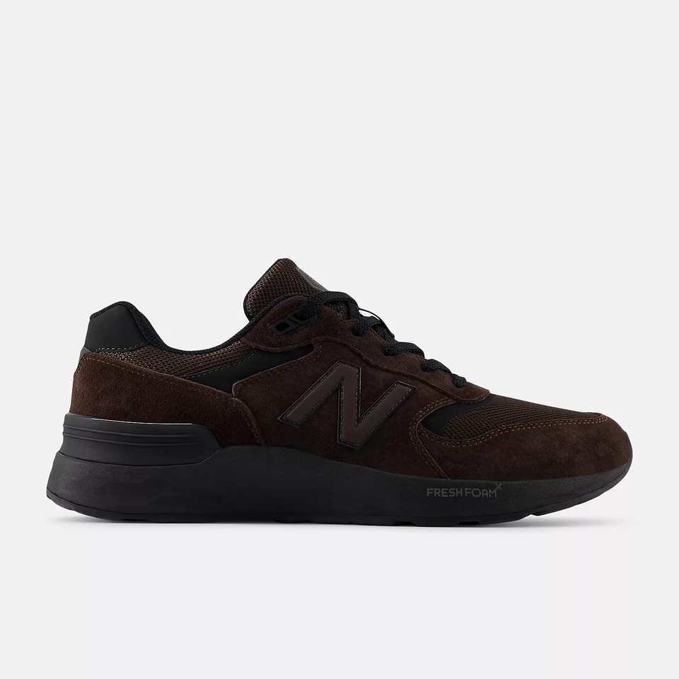 New Balance Fresh Foam Walking 880 v7 marrón ancho 2E MW880BD7 talla para hombre Foto 3 de 4