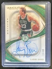 2019-20 Panini Immaculate Larry Bird Shadowbox Signatures Auto Autograph #/49