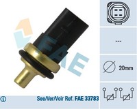 FAE KüHlmittel Wasser Temperatur Sensor 33781 FüR Skoda Audi VW Seat Passat Golf