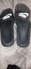 Nike Benassi Just Do It Sandals for Men, Size 13 - Black/White Noir/Blanc