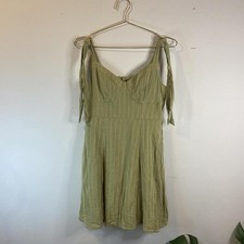 American Eagle Outfitters sage green cottagecore dress