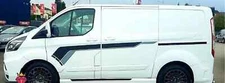 Fits Ford Transit Custom Side Stripe Decals Body Graphics 2012-2025 11