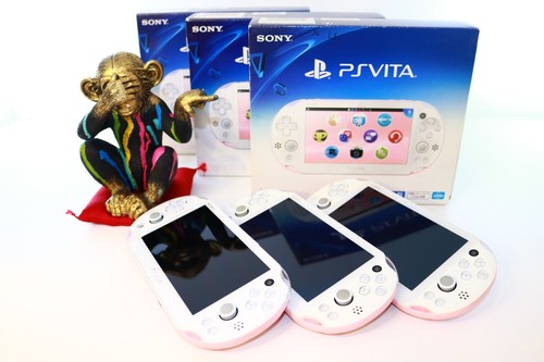 SONY PS Vita PCH-2000 Light Pink White W/Box Select 3Rank【1Day Shipping】 - Picture 2 of 32