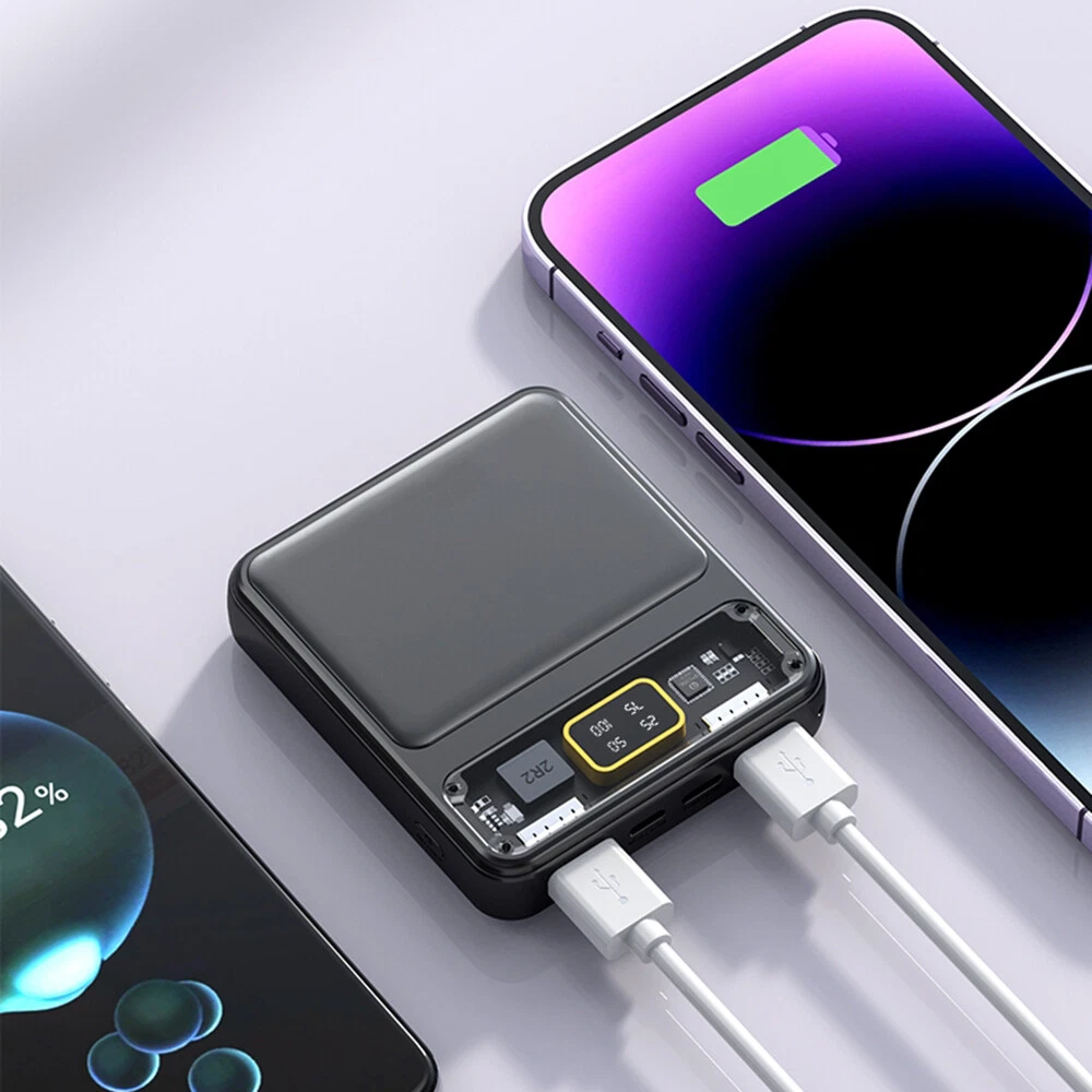 3-Slot 18650 Power Bank Case with Dual USB and LCD Display - DIY Charger Shell Kit