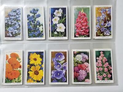 1939 GARDEN FLOWERS complete set of 50 