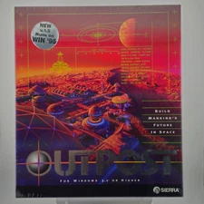 Outpost: Build Mankind's Future in Space, 1994, Big Box, New & Sealed