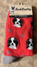 Sock Daddy Dog Breed Uni-Sex SOCKS ~ Shin Tzu ~ 800-87b ~Brand New W/ Tags!!