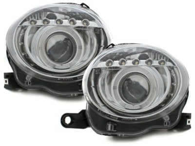 LED projector faruri pentru for Fiat 500 07-15 crom TUNING BY LPFI21EL XINO DE