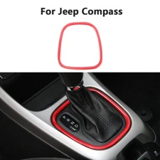 Gear Shift Box Trim Cover Decor Ring For Jeep Compass 2017+ Interior Accessories