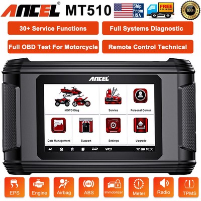 ANCEL MT510 Fit For Ducati Motorcycle Diagnostic Tool Full System Code Reader US