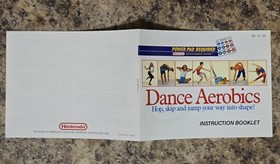 Dance Aerobics (NIntendo, NES, 1989) Authentic & Complete (No Foam Insert)