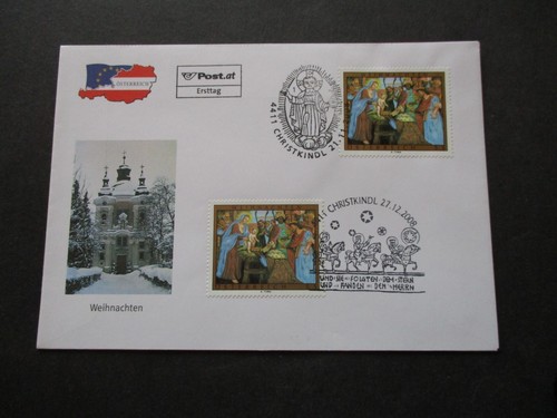 A242b) Christkindl FDC 21.11.2008 - UKZ 1 + 27.12.2008 - UKZ 2