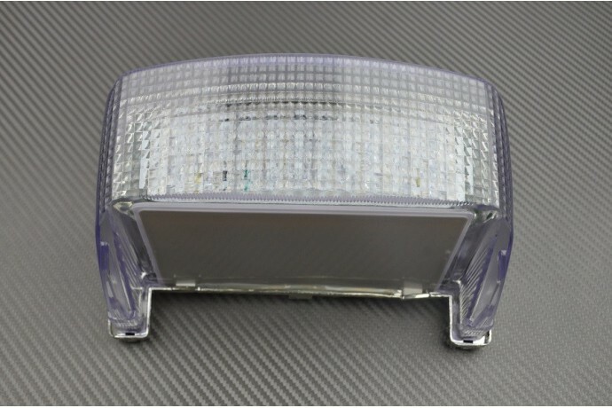 Feu arrière LED pour Honda CBR 600 F F2 1991-1994 avec clignotants intégrés transparents