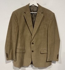 Chaps Corduroy Blazer Mens 40R Brown 2 Button Sport Coat Jacket Ralph Lauren