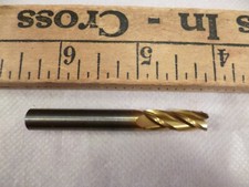 GARR 5/16" FOUR FLUTE COATED END MILL SOLID CARBIDE ENDMILL